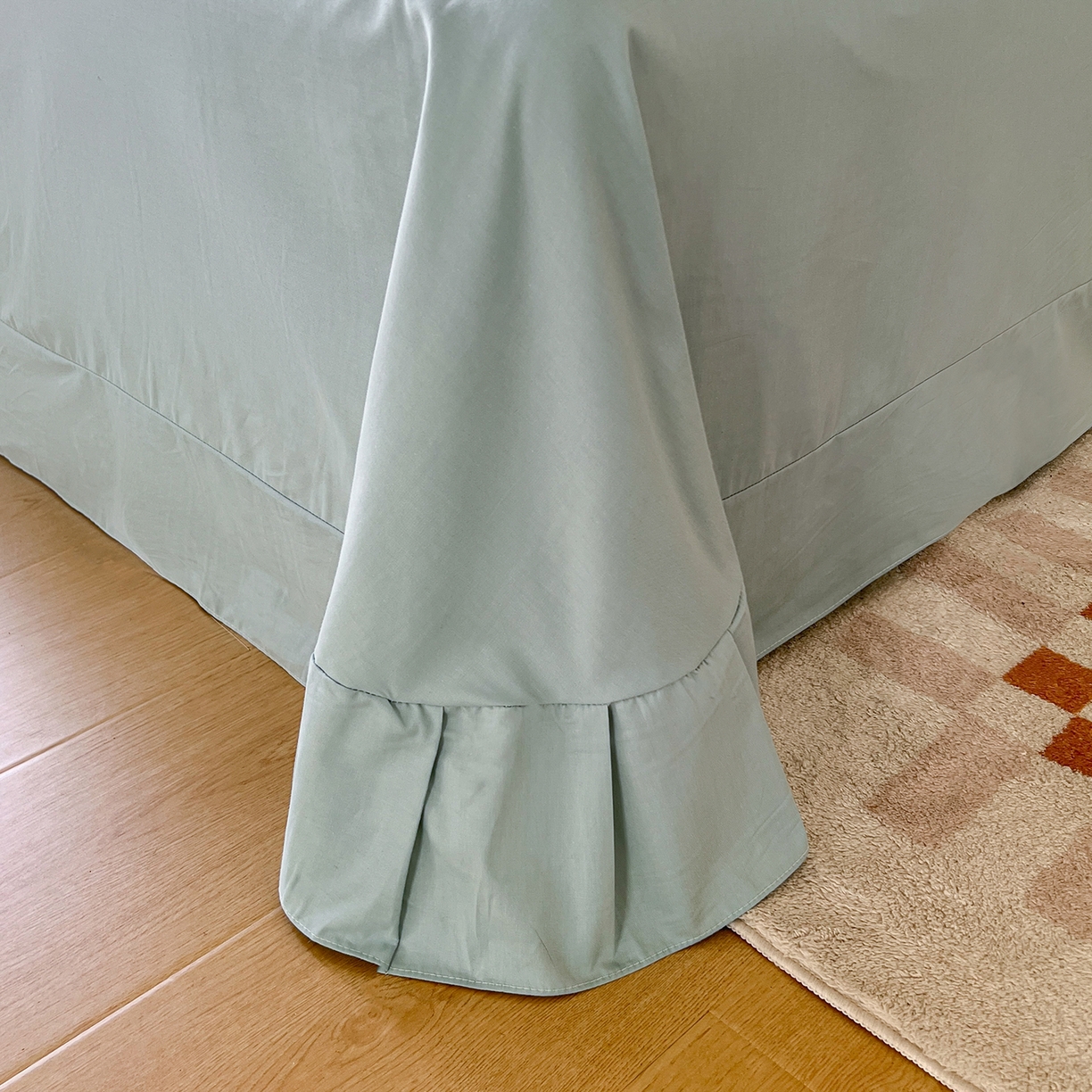 91家纺网 家纺一手货源 找家纺 帛美家纺 2026新款小清新全棉纯棉印花四件套 七里香