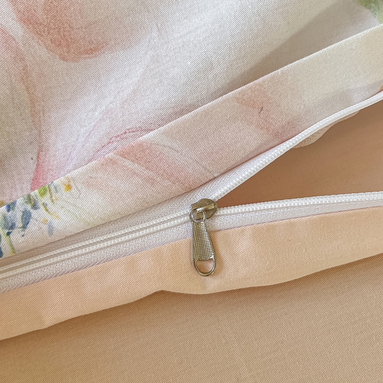 91家纺网 家纺一手货源 找家纺 帛美家纺 2026新款小清新全棉纯棉印花四件套 晓城时光