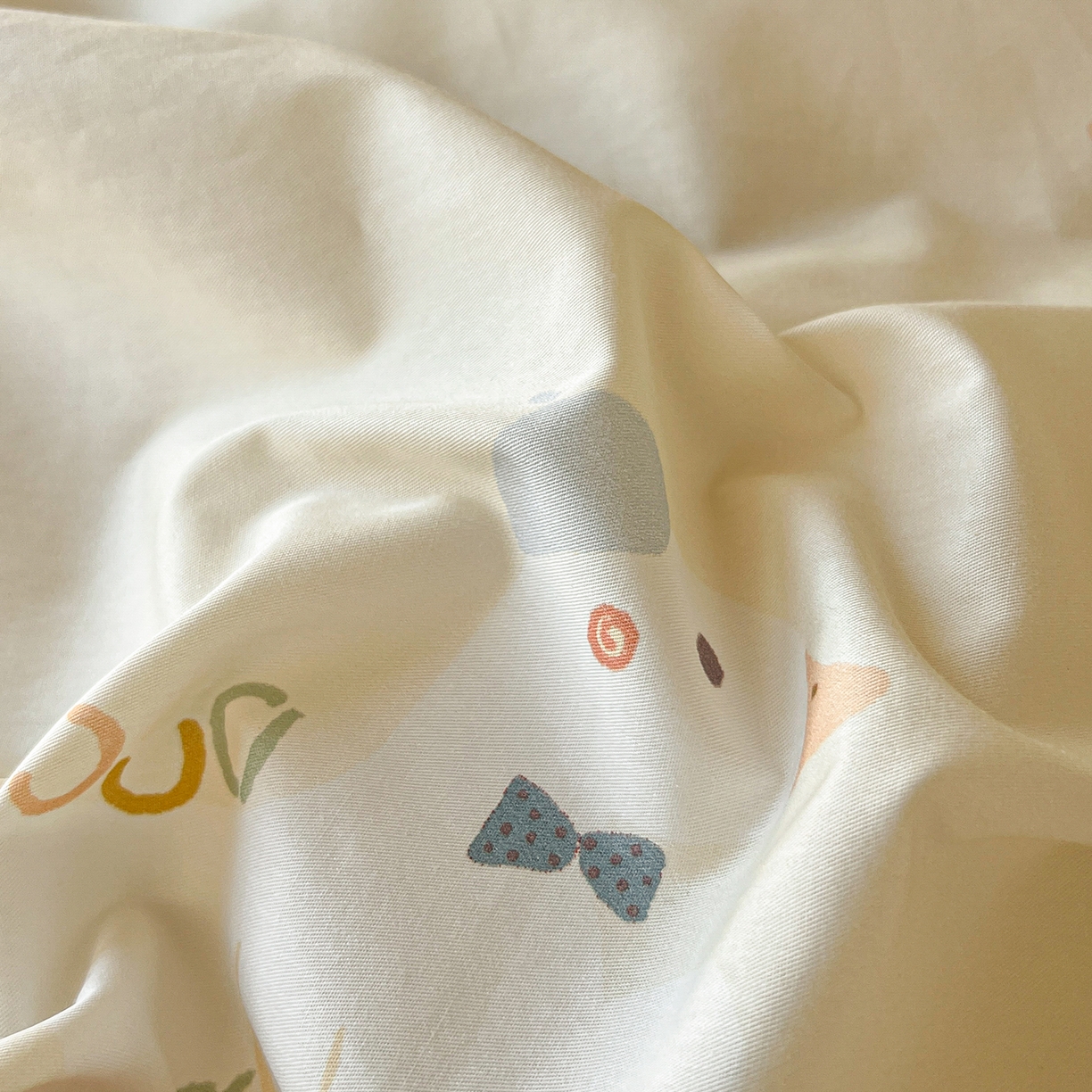 91家纺网 家纺一手货源 找家纺 帛美家纺 2026新款小清新全棉纯棉印花四件套 鸭贝贝