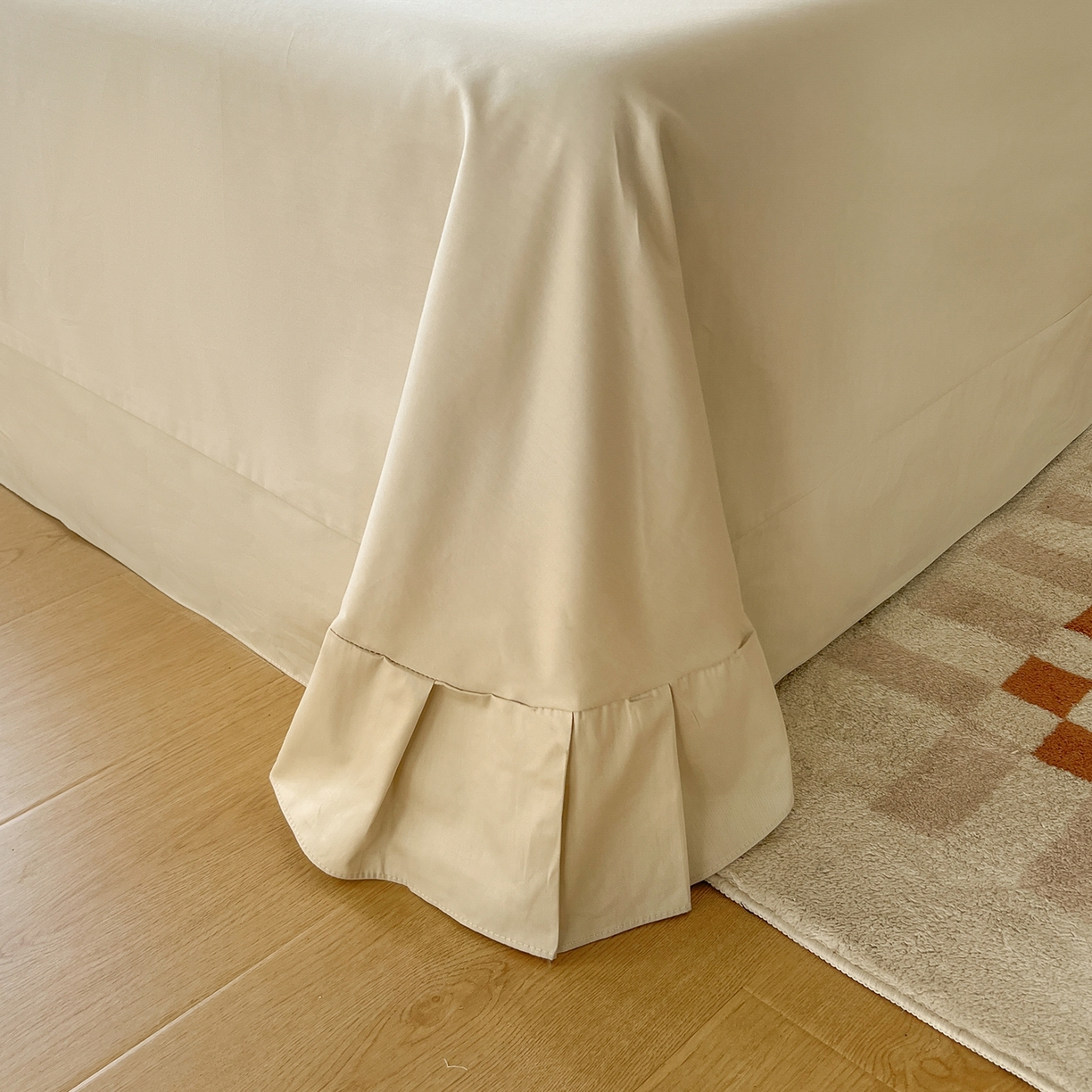 91家纺网 家纺一手货源 找家纺 帛美家纺 2026新款小清新全棉纯棉印花四件套 雅乐