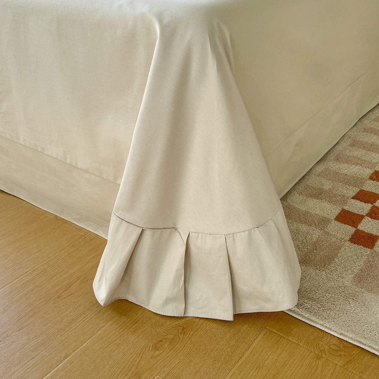 91家纺网 家纺一手货源 找家纺 帛美家纺 2026新款小清新全棉纯棉印花四件套 印象风范