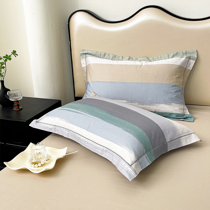 91家纺网 家纺一手货源 找家纺 帛美家纺 2026新款小清新全棉纯棉印花四件套 约定