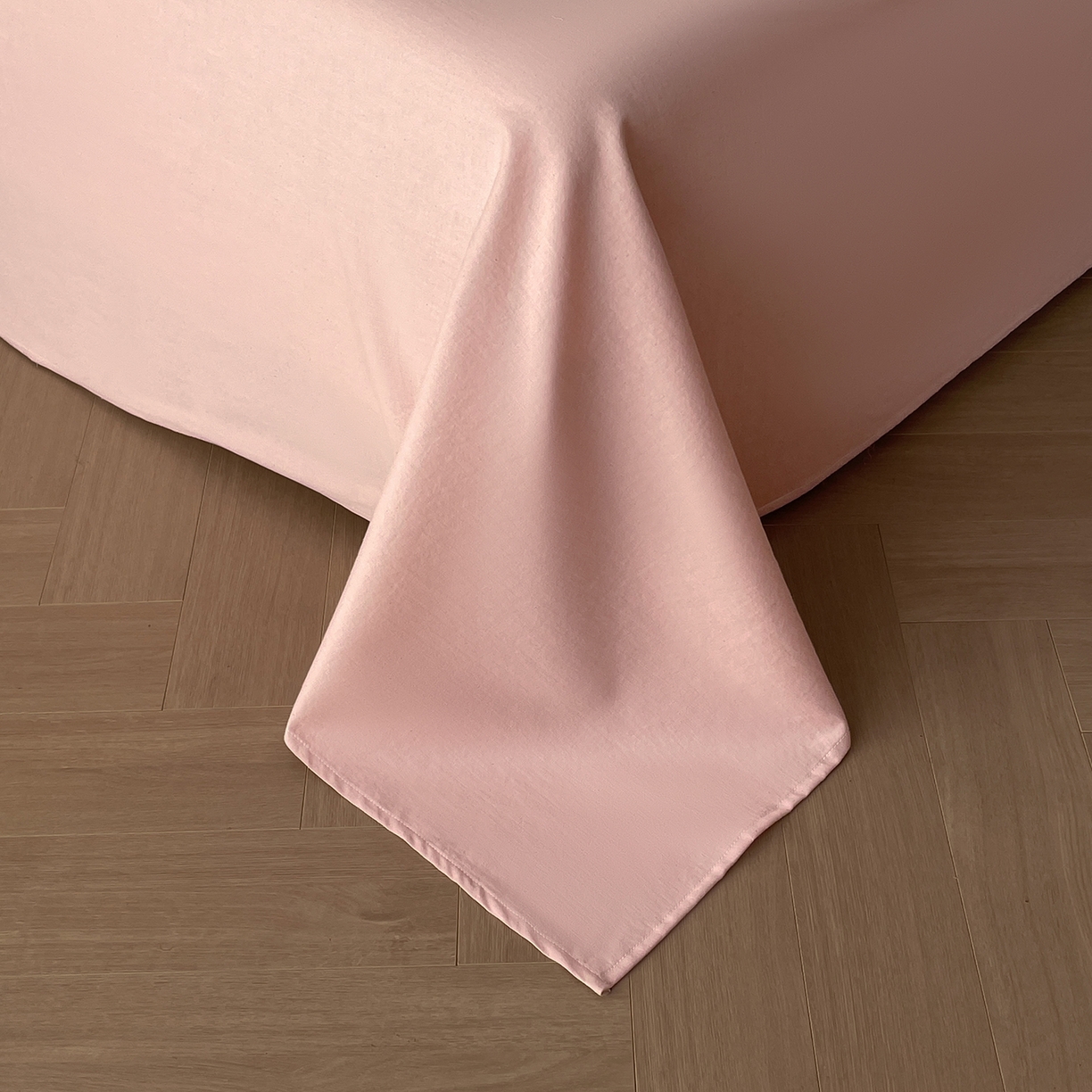 91家纺网 家纺一手货源 找家纺 沐棉家居 2026春夏新款绑带蝴蝶结棉麻四件套 花田