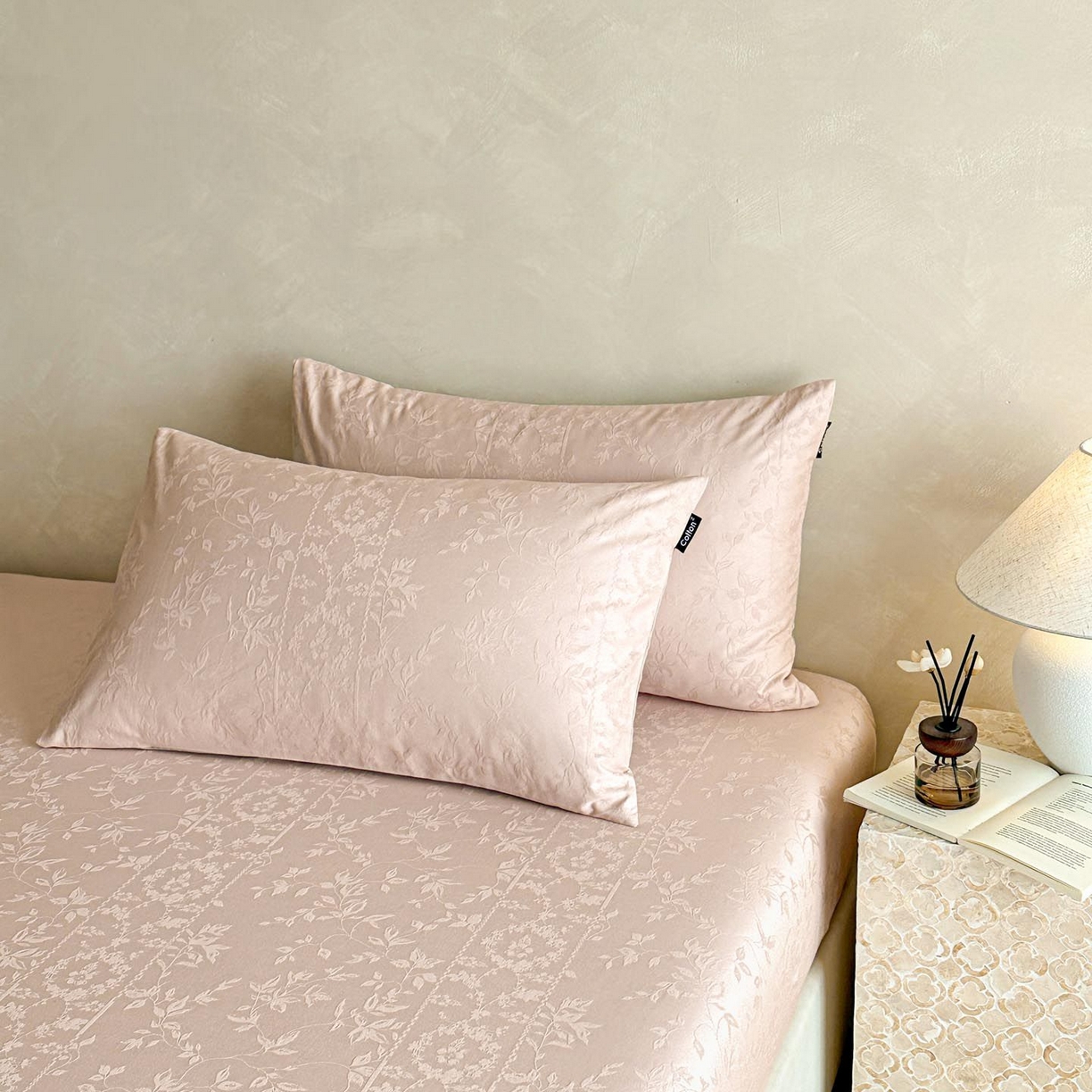 91家纺网 家纺一手货源 找家纺 （总）涵宸家纺 2026新款全棉提花里拉系列单枕套