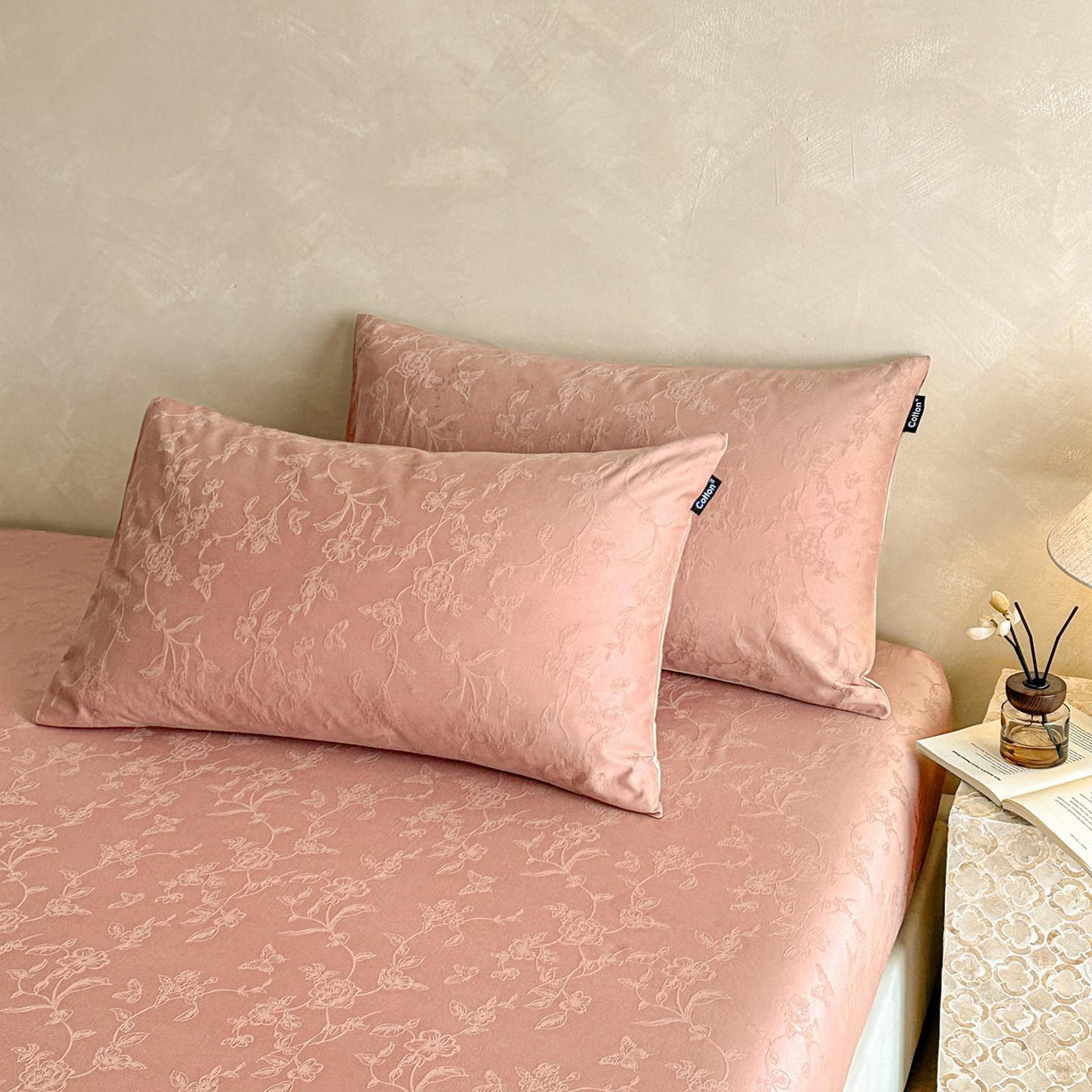 91家纺网 家纺一手货源 找家纺 （总）涵宸家纺 2026新款全棉提花里拉系列单枕套