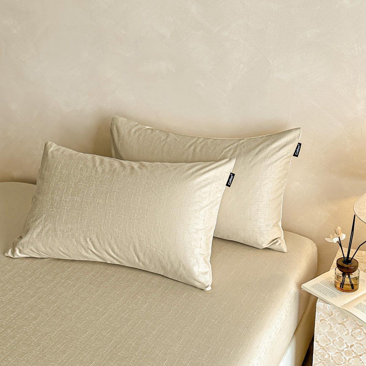 91家纺网 家纺一手货源 找家纺 （总）涵宸家纺 2026新款全棉提花里拉系列单枕套