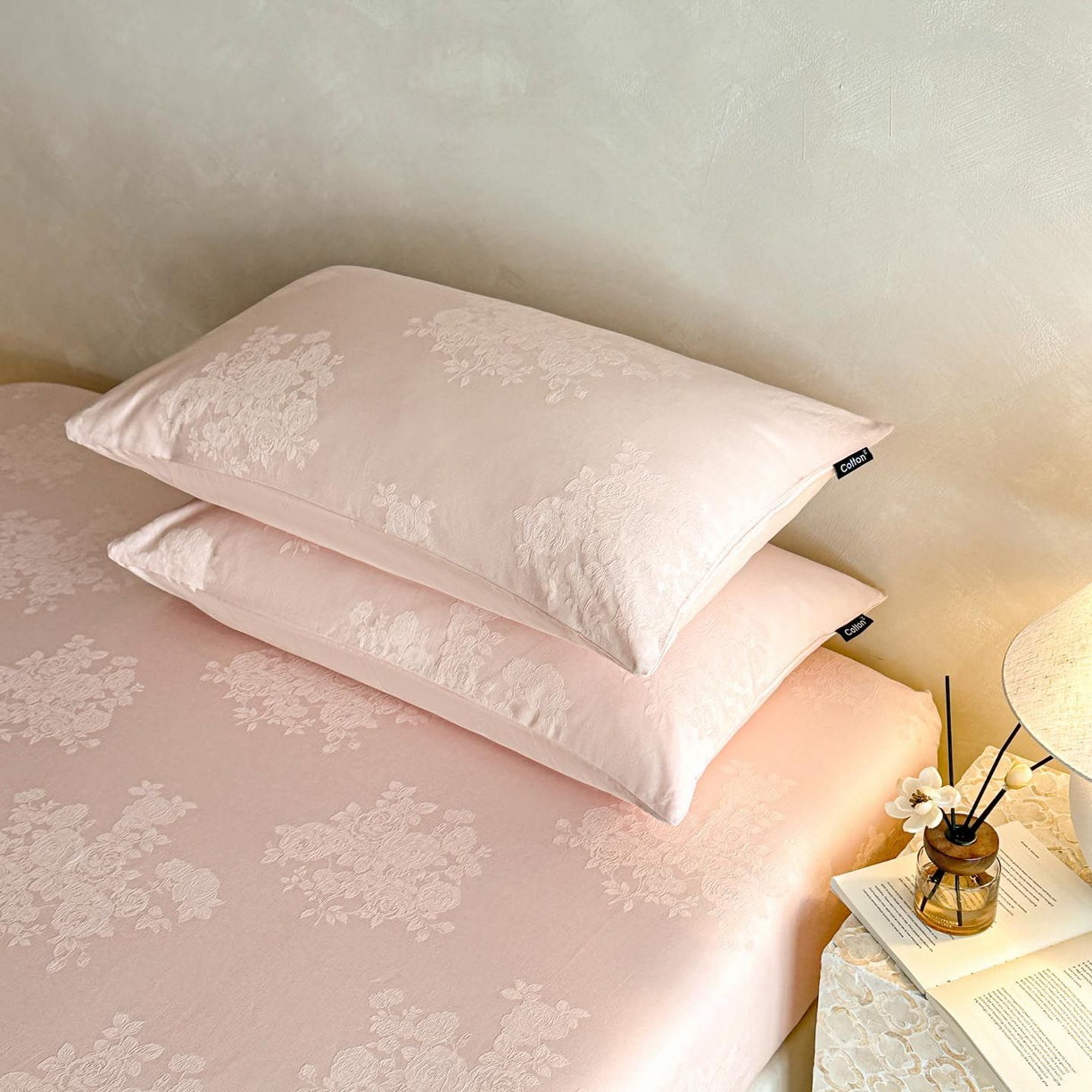 91家纺网 家纺一手货源 找家纺 （总）涵宸家纺 2026新款全棉提花里拉系列单枕套