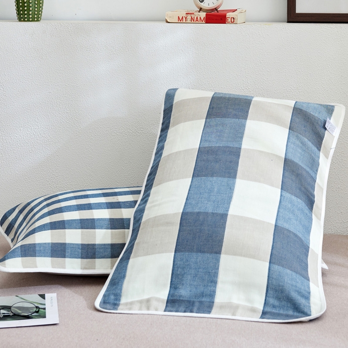 91家纺网 家纺一手货源 找家纺 （总）朴尔家纺-毛巾被 2026新款六层纱布全棉循环小花型枕巾