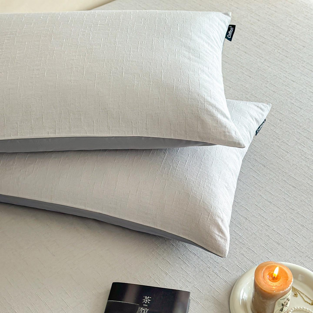 91家纺网 家纺一手货源 找家纺 涵宸家纺 2026新款全棉提花里拉系列单床单 床单-凌维-灰