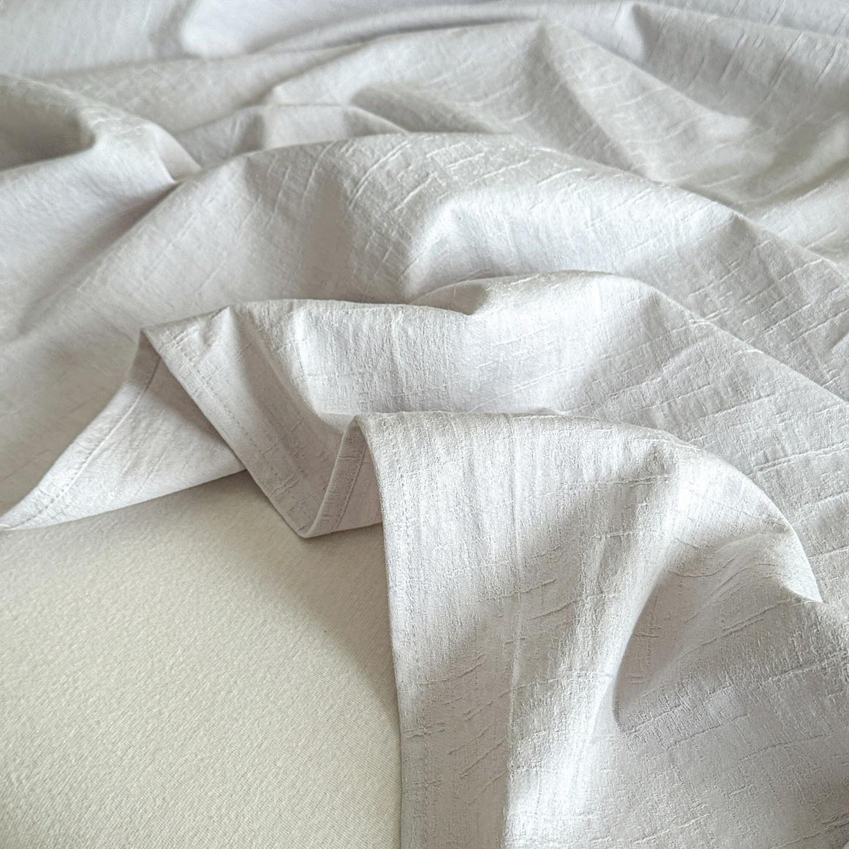 91家纺网 家纺一手货源 找家纺 涵宸家纺 2026新款全棉提花里拉系列单床单 床单-凌维-灰