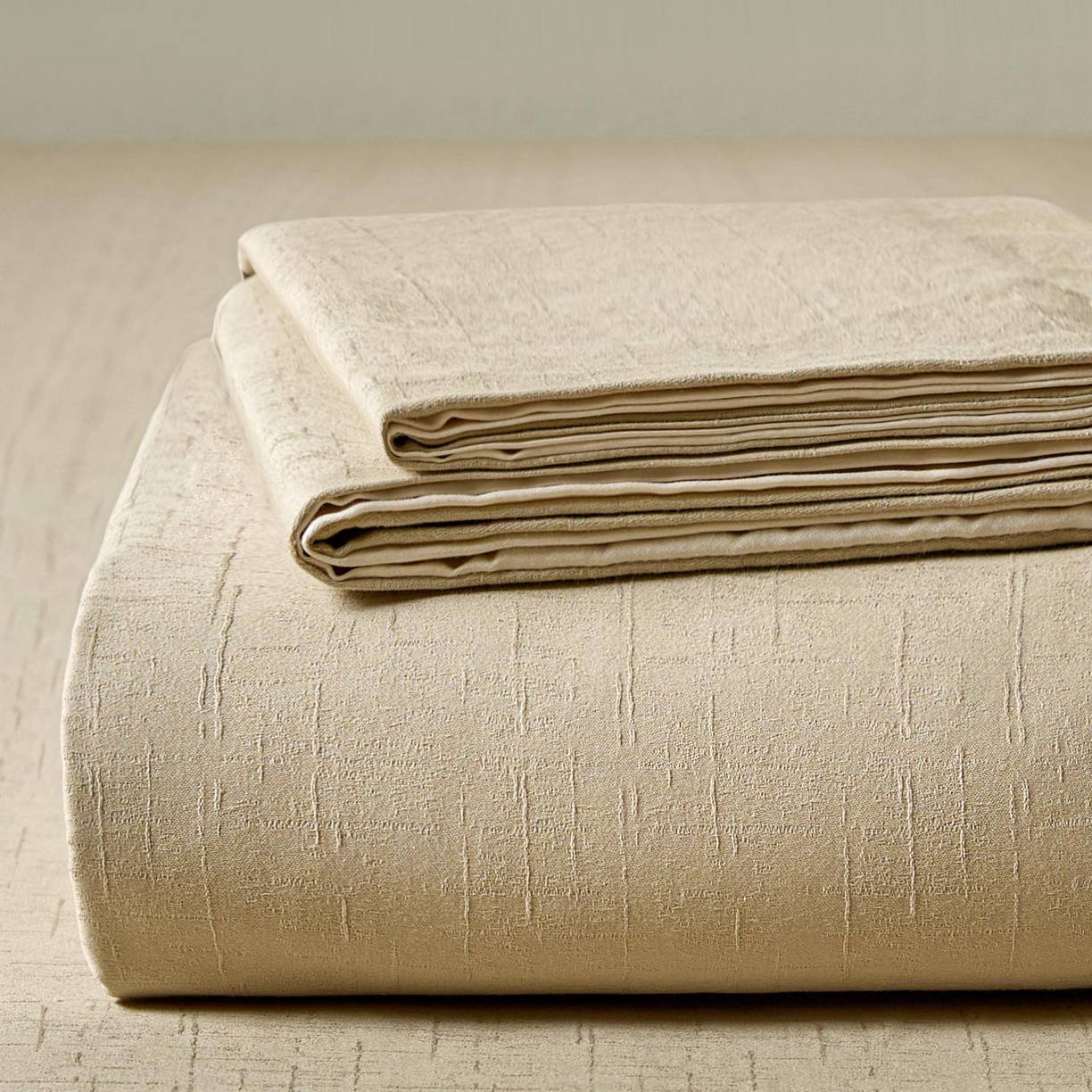 涵宸家纺 2026新款全棉提花里拉系列单床单 床单-凌维-绿