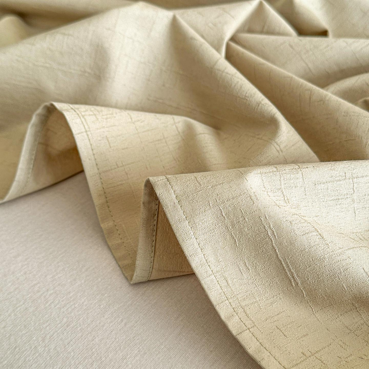 91家纺网 家纺一手货源 找家纺 涵宸家纺 2026新款全棉提花里拉系列单床单 床单-凌维-绿