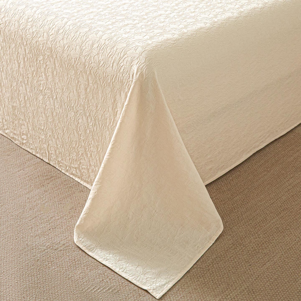 91家纺网 家纺一手货源 找家纺 涵宸家纺 2026新款全棉提花里拉系列单床单 床单-微芒