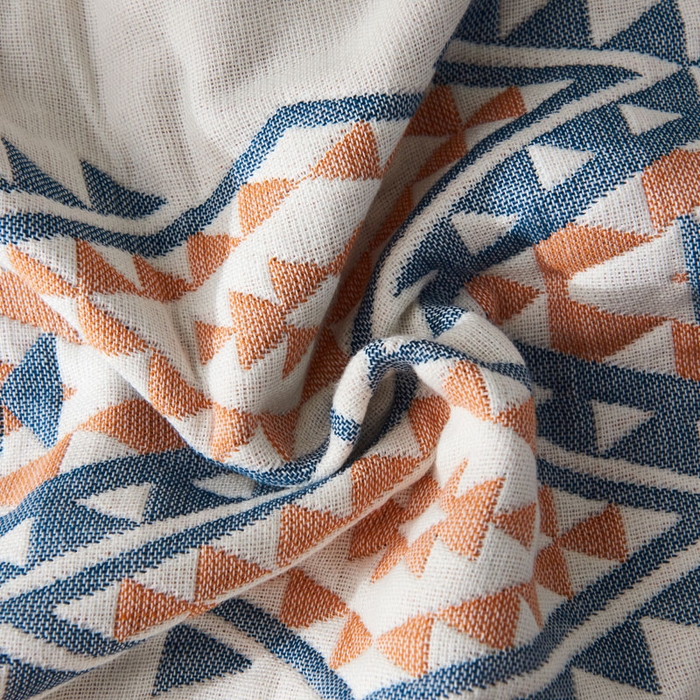 91家纺网 家纺一手货源 找家纺 朴尔家纺-毛巾被 2026新款波西米亚风全棉四层纱布枕巾 巴洛特