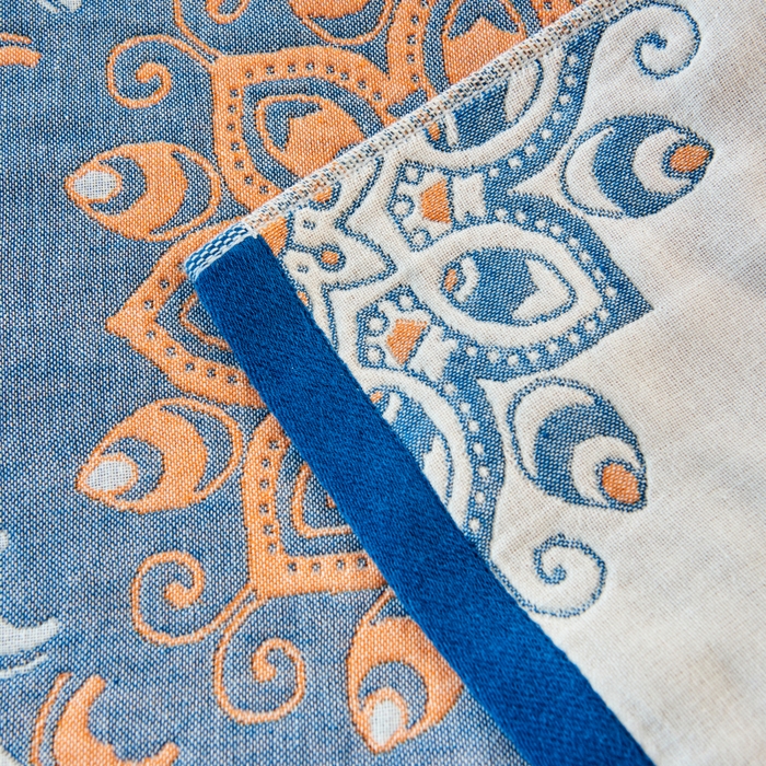 91家纺网 家纺一手货源 找家纺 朴尔家纺-毛巾被 2026新款波西米亚风全棉四层纱布枕巾 波西米亚