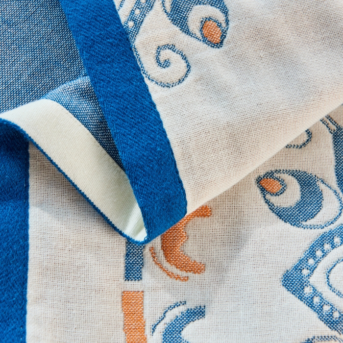 91家纺网 家纺一手货源 找家纺 朴尔家纺-毛巾被 2026新款波西米亚风全棉四层纱布枕巾 波西米亚