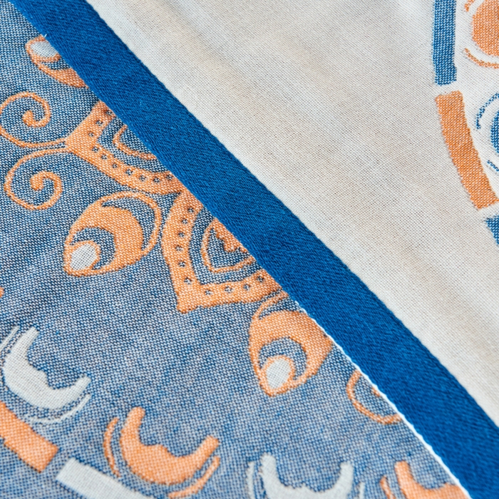 91家纺网 家纺一手货源 找家纺 朴尔家纺-毛巾被 2026新款波西米亚风全棉四层纱布枕巾 波西米亚