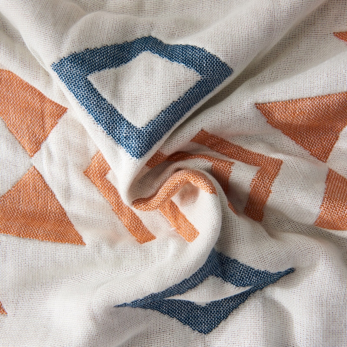 91家纺网 家纺一手货源 找家纺 朴尔家纺-毛巾被 2026新款波西米亚风全棉四层纱布枕巾 捕梦网