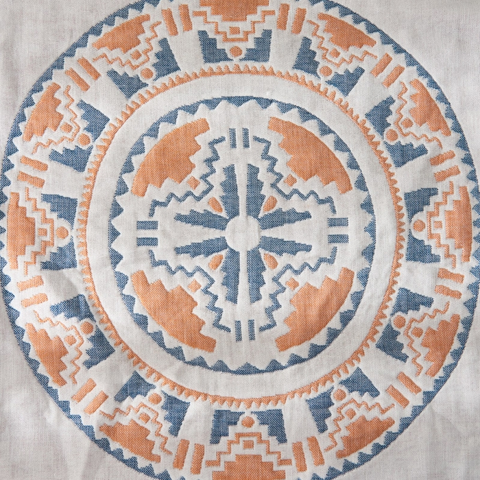 91家纺网 家纺一手货源 找家纺 朴尔家纺-毛巾被 2026新款波西米亚风全棉四层纱布枕巾 塞尔维亚藏青红