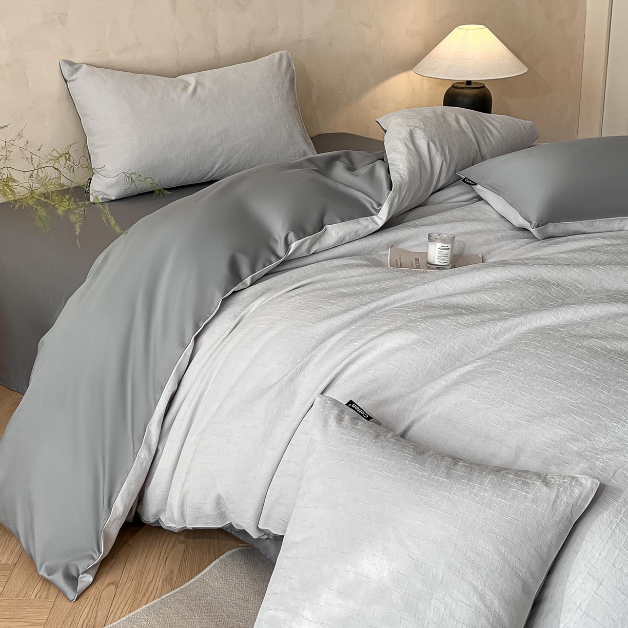 91家纺网 家纺一手货源 找家纺 （总）涵宸家纺 2026新款全棉提花里拉系列四件套