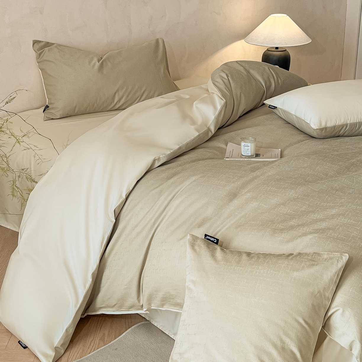 91家纺网 家纺一手货源 找家纺 （总）涵宸家纺 2026新款全棉提花里拉系列四件套