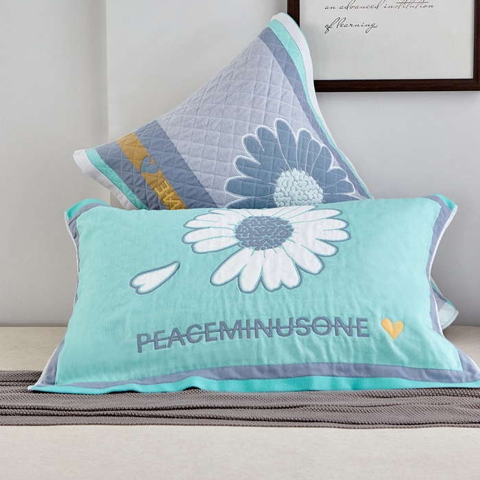 91家纺网 家纺一手货源 找家纺 （总）朴尔家纺-毛巾被 2026新款彩色糖果系列纯棉三层纱布枕巾