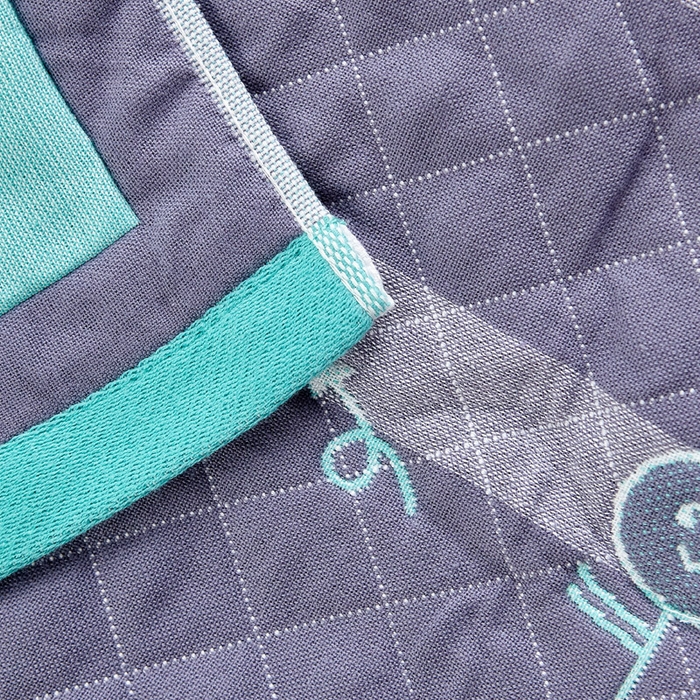 91家纺网 家纺一手货源 找家纺 朴尔家纺-毛巾被 2026新款彩色糖果系列纯棉三层纱布枕巾 不要抱怨绿