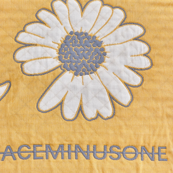 91家纺网 家纺一手货源 找家纺 朴尔家纺-毛巾被 2026新款彩色糖果系列纯棉三层纱布枕巾 清新甘菊黄