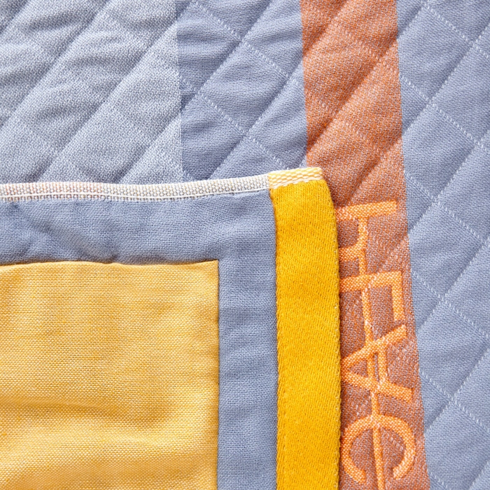 91家纺网 家纺一手货源 找家纺 朴尔家纺-毛巾被 2026新款彩色糖果系列纯棉三层纱布枕巾 清新甘菊黄