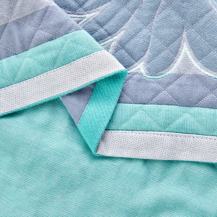 91家纺网 家纺一手货源 找家纺 朴尔家纺-毛巾被 2026新款彩色糖果系列纯棉三层纱布枕巾 清新甘菊绿