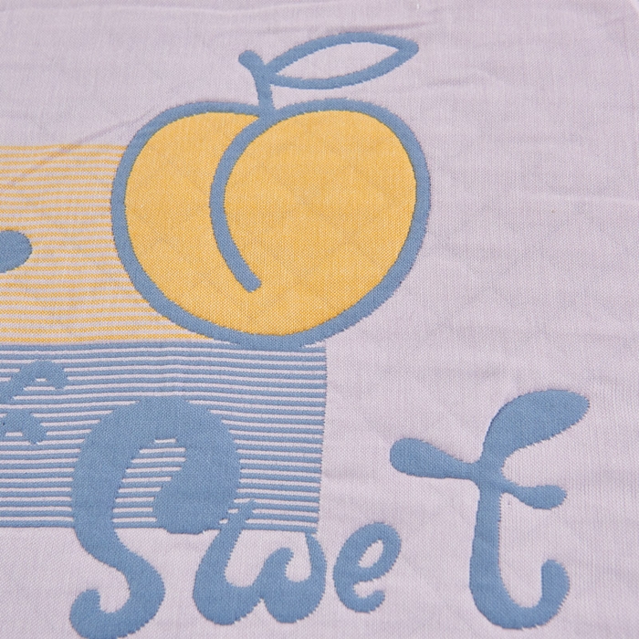 91家纺网 家纺一手货源 找家纺 朴尔家纺-毛巾被 2026新款彩色糖果系列纯棉三层纱布枕巾 水蜜桃粉