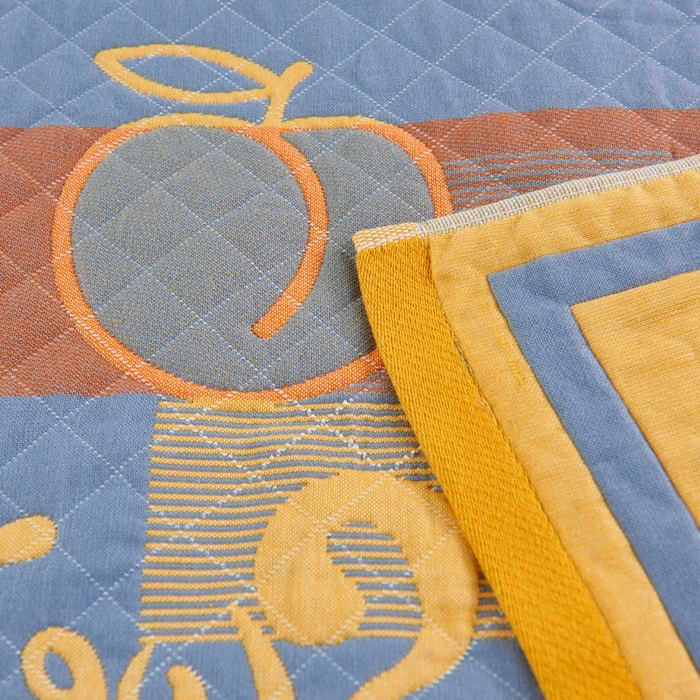 91家纺网 家纺一手货源 找家纺 朴尔家纺-毛巾被 2026新款彩色糖果系列纯棉三层纱布枕巾 水蜜桃黄