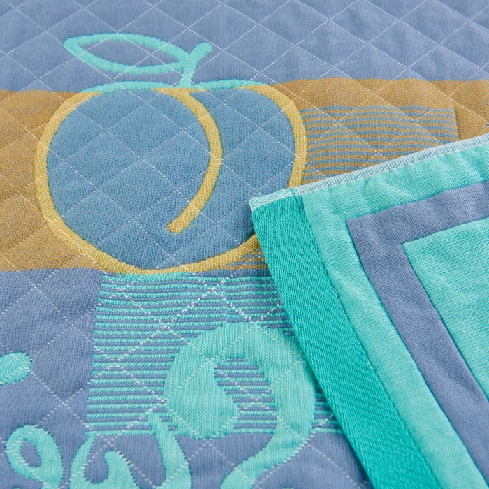 91家纺网 家纺一手货源 找家纺 朴尔家纺-毛巾被 2026新款彩色糖果系列纯棉三层纱布枕巾 水蜜桃绿