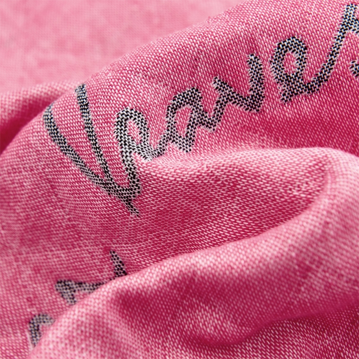 91家纺网 家纺一手货源 找家纺 朴尔家纺-毛巾被 2026新款混纺三层纱布枕巾 幸福芭蕉-粉