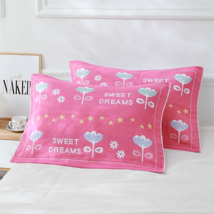 91家纺网 家纺一手货源 找家纺 （总）朴尔家纺-毛巾被 2026新款柔棉花间风系列三层纱布枕巾