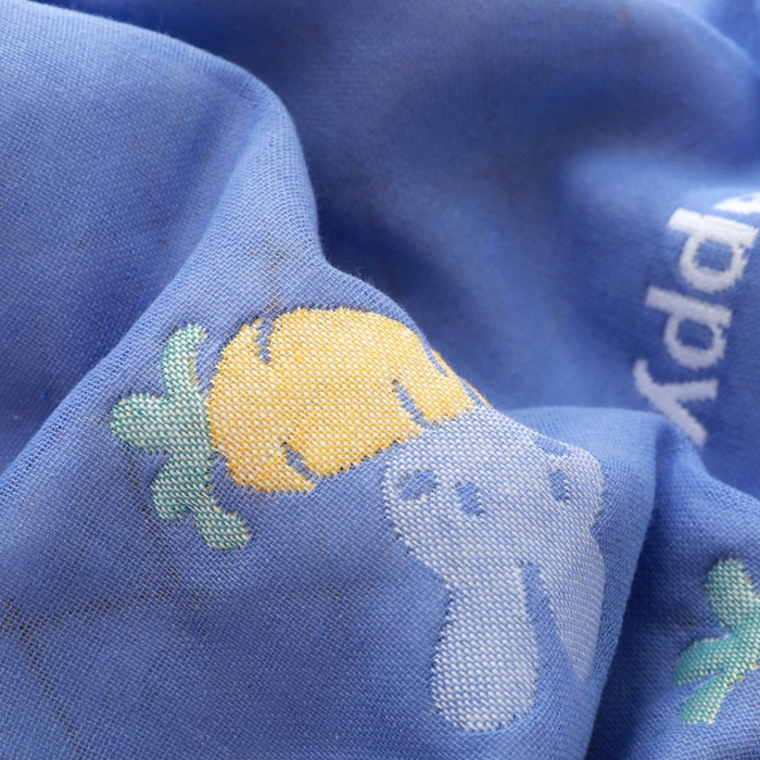 91家纺网 家纺一手货源 找家纺 朴尔家纺-毛巾被 2026新款柔棉花间风系列三层纱布枕巾 悠闲小兔兰