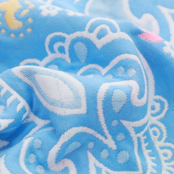 91家纺网 家纺一手货源 找家纺 朴尔家纺-毛巾被 2026新款柔棉花间风系列三层纱布枕巾 欣欣向荣兰