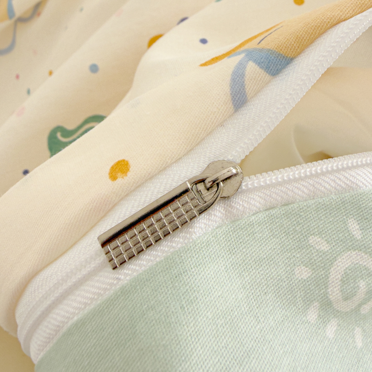 91家纺网 家纺一手货源 找家纺 （总）沐辰 2026新款13070全棉纯棉印花四件套-萌趣