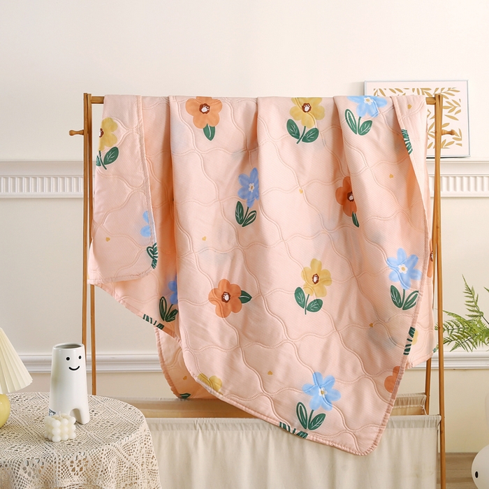 （总）欧斯涵 2026新款钻石绒礼品夏被夏凉被空调被-小黄花