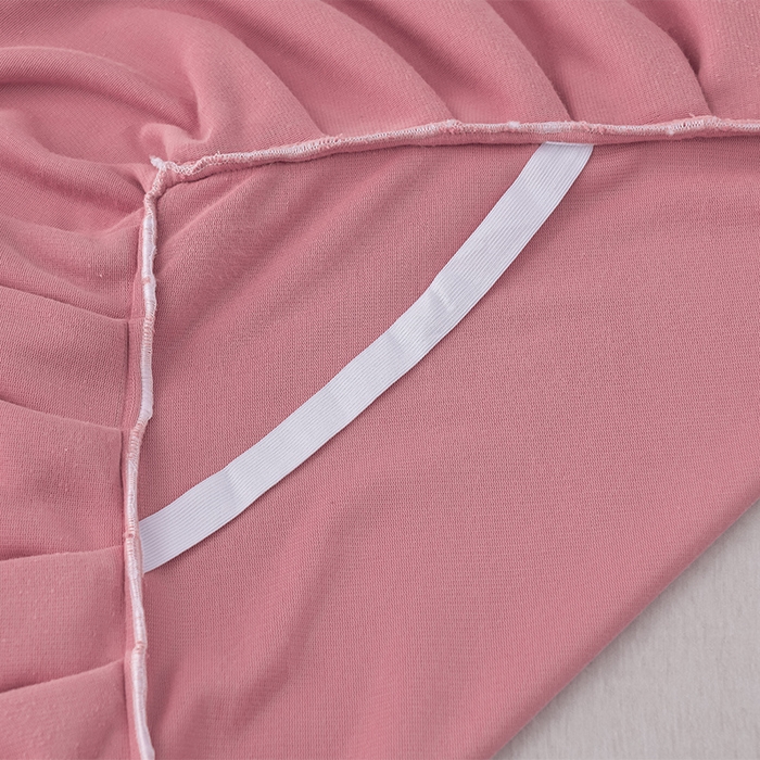 91家纺网 家纺一手货源 找家纺 优家居工厂店 2026新款纯色韩版牛奶绒花边床裙床笠四件套单件被套直播爆款 盛世-豆沙