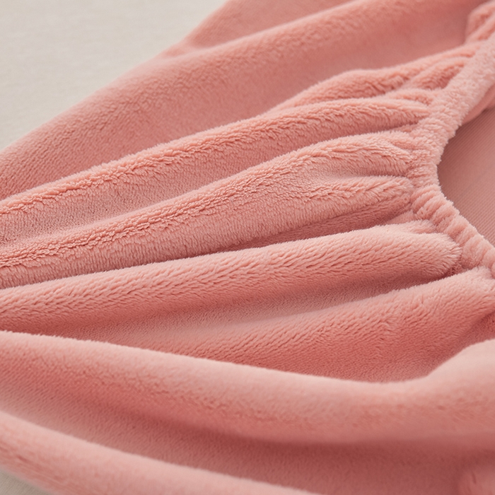 91家纺网 家纺一手货源 找家纺 优家居工厂店 2026新款纯色韩版牛奶绒花边床裙床笠四件套单件被套直播爆款 盛世-粉玉