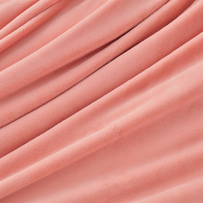 91家纺网 家纺一手货源 找家纺 优家居工厂店 2026新款纯色韩版牛奶绒花边床裙床笠四件套单件被套直播爆款 盛世-粉玉