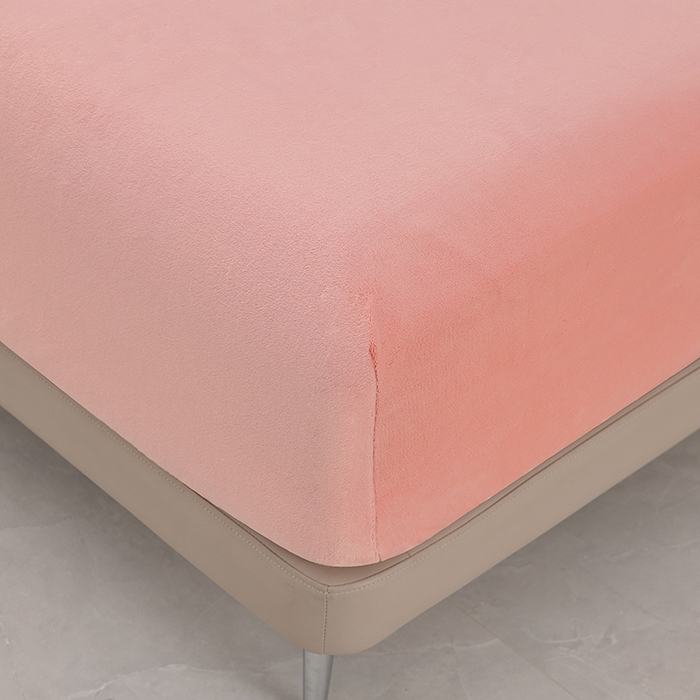 91家纺网 家纺一手货源 找家纺 优家居工厂店 2026新款纯色韩版牛奶绒花边床裙床笠四件套单件被套直播爆款 盛世-粉玉