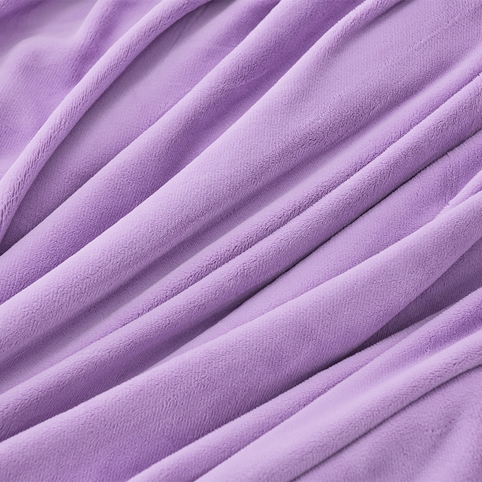 91家纺网 家纺一手货源 找家纺 优家居工厂店 2026新款纯色韩版牛奶绒花边床裙床笠四件套单件被套直播爆款 盛世-魅紫