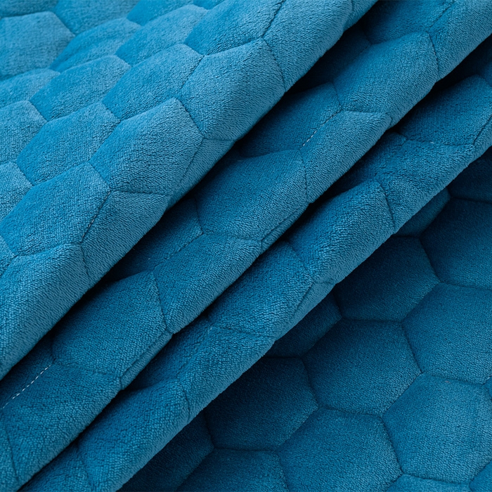 91家纺网 家纺一手货源 找家纺 优家居工厂店 2026新款纯色韩版花边牛奶绒夹棉床裙床罩加厚外贸直播 盛世-宝蓝