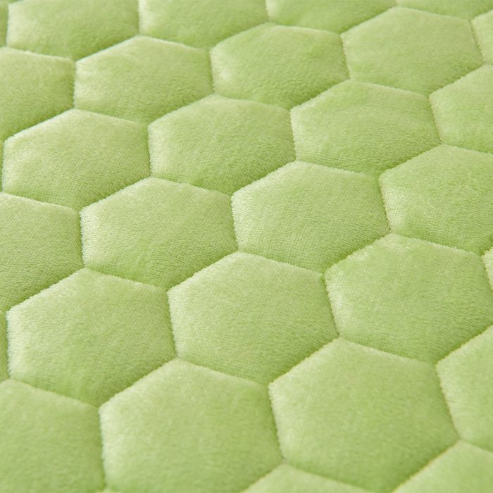 91家纺网 家纺一手货源 找家纺 优家居工厂店 2026新款纯色韩版花边牛奶绒夹棉床裙床罩加厚外贸直播 盛世-翠绿