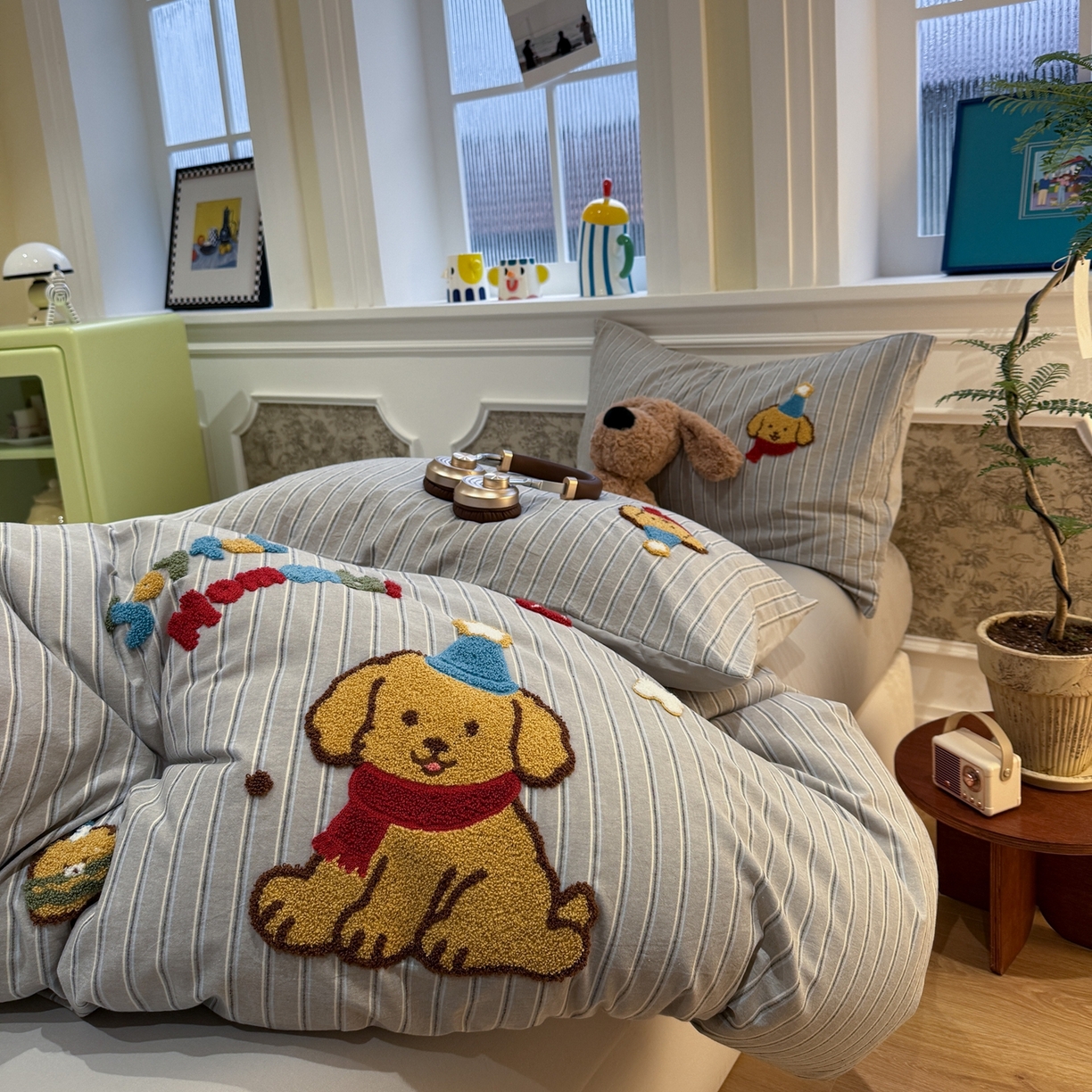 91家纺网 家纺一手货源 找家纺 （总）珺柔家纺 2026新款全棉纯棉水洗棉毛巾绣四件套