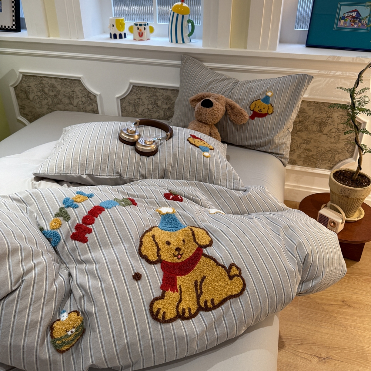 91家纺网 家纺一手货源 找家纺 （总）珺柔家纺 2026新款全棉纯棉水洗棉毛巾绣四件套