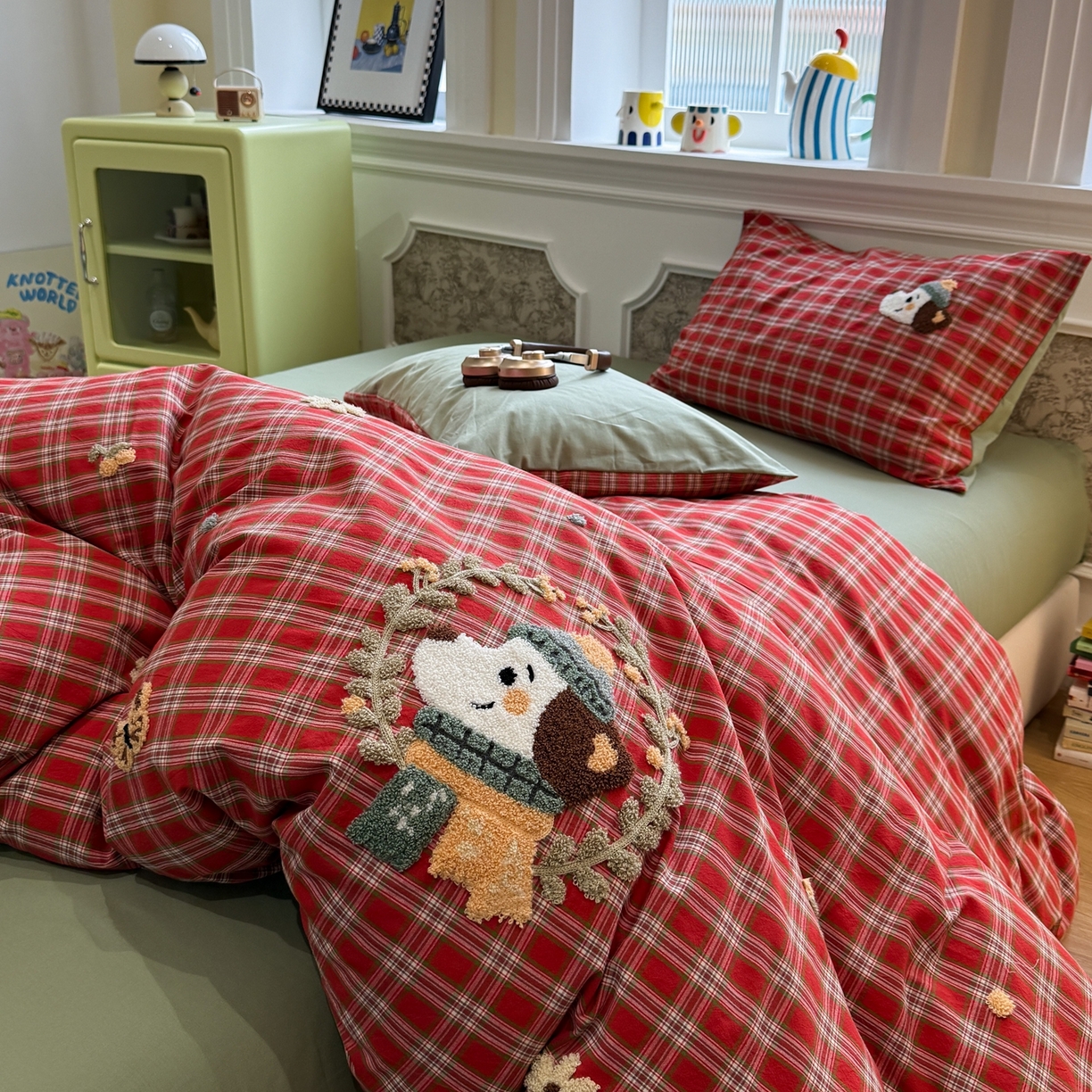 91家纺网 家纺一手货源 找家纺 （总）珺柔家纺 2026新款全棉纯棉水洗棉毛巾绣四件套