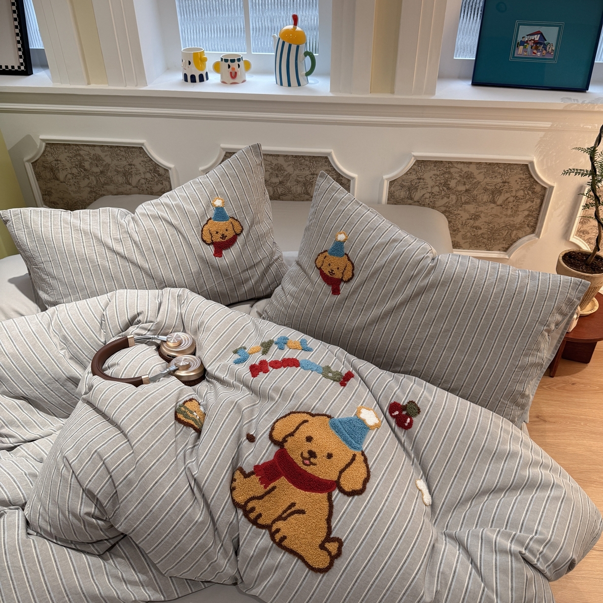 91家纺网 家纺一手货源 找家纺 （总）珺柔家纺 2026新款全棉纯棉水洗棉毛巾绣四件套